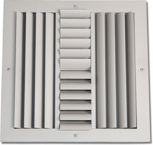 Grille Tech - 10"x 6" Ceiling Grille 4-Way w/ OB Damper