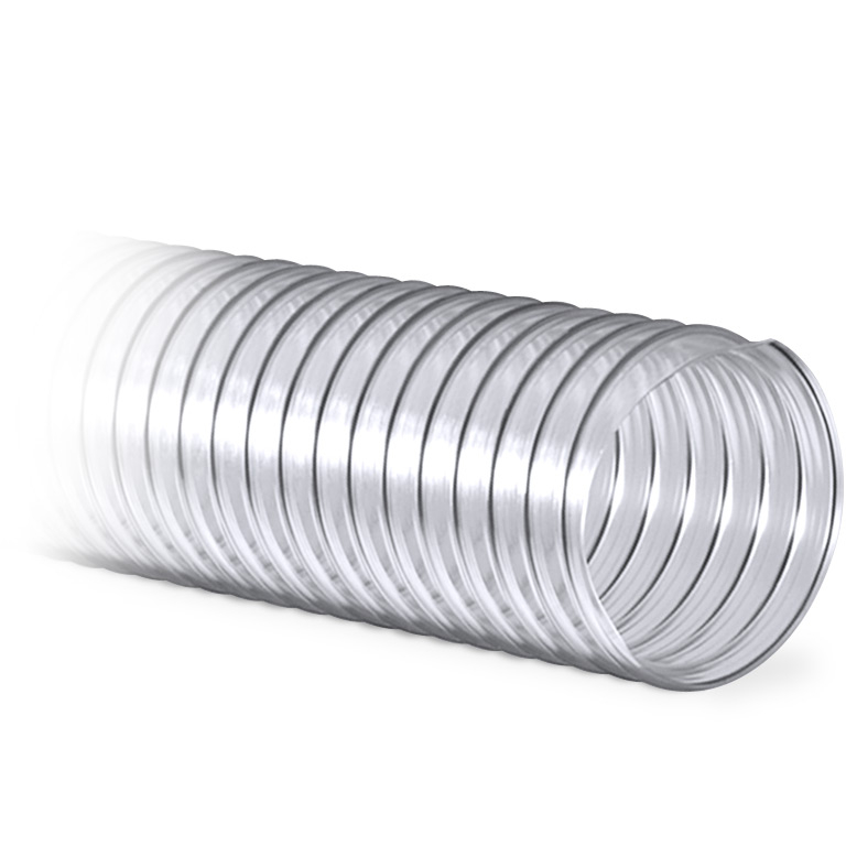 Clear Reinforced Anti-Static Urethane Flex-Hose