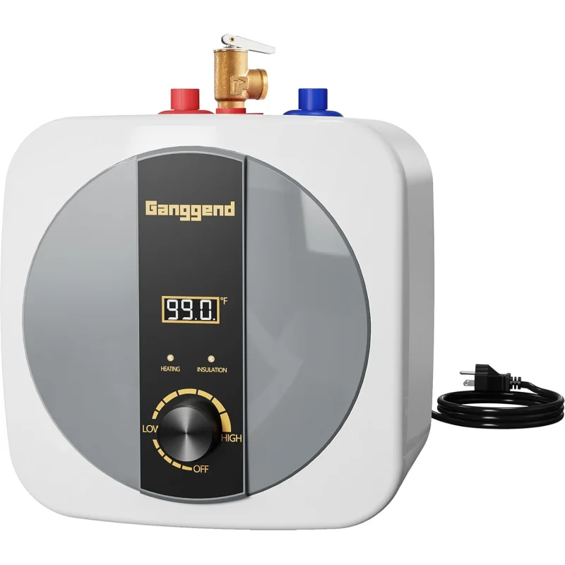 Compact 2.5 Gallon Electric Water Heater: 1500W Under-Sink Hot Water Solution