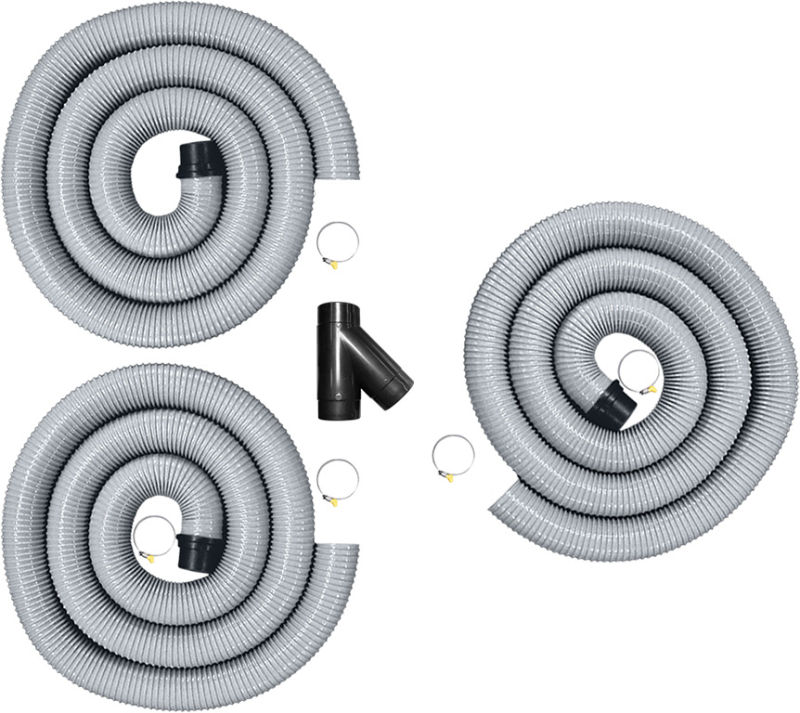 2.5" x 25' Multi-Tool Contractor Hose Kit