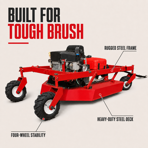 Cook's BrushRipper 44 Heavy-Duty Tow-Behind Brush Mower