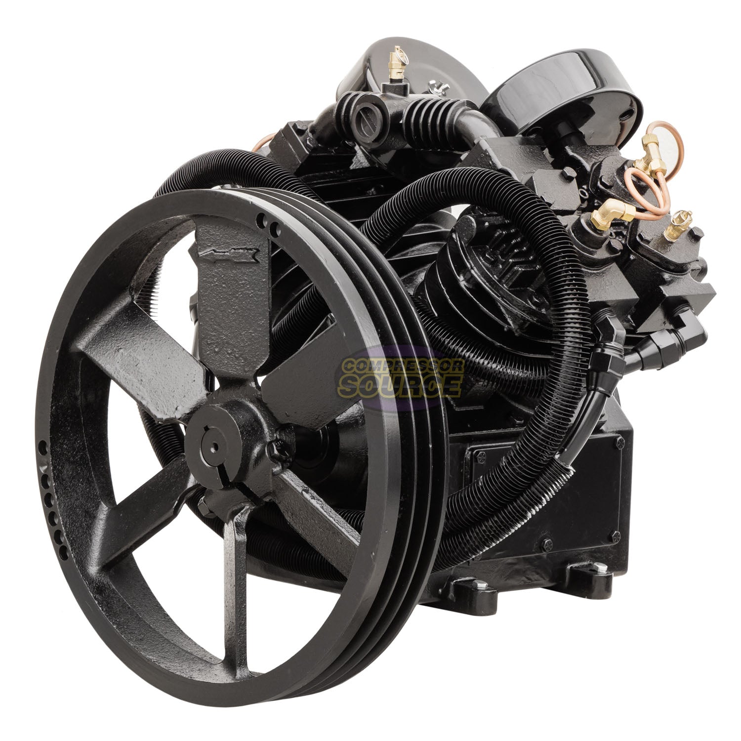 7.5 - 10 HP 2 Stage 4-Cylinder 39 CFM Air Compressor Pump Head Unloaders Included CS2120TH