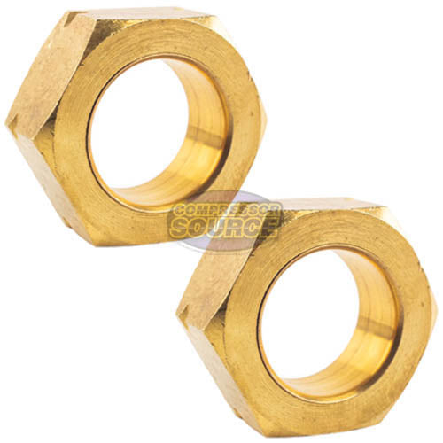 3/4" Compression Nut & Ferrule Combo for 3/4" OD Tube Brass Sleeve Nut - 2 Pack