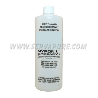 Myron L KCl-7000 Conductivity/TDS Standard Solution, Quart Bottle (32 Oz)