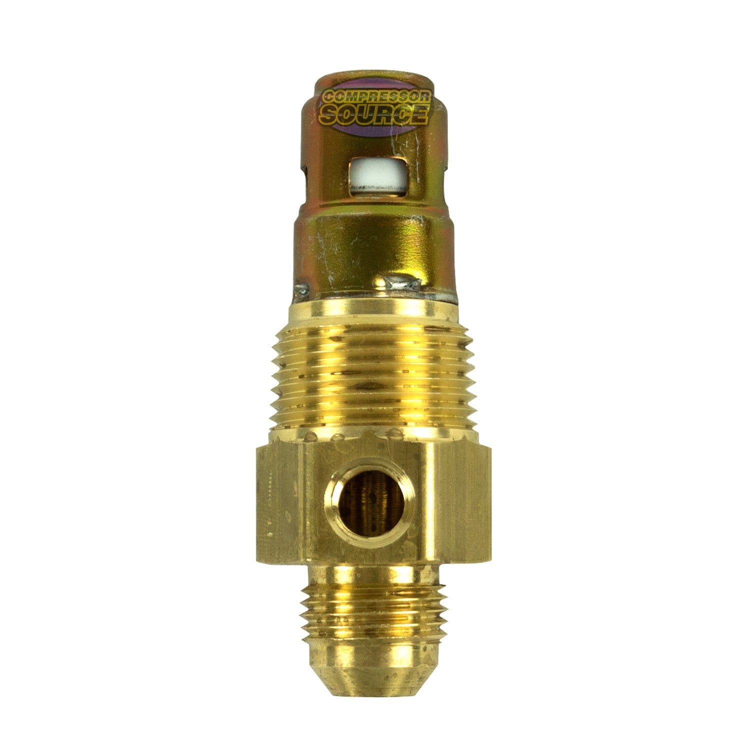 1/2" J/C Fitting On Top And A 3/4" MNPT Tank Compressor Check Valve