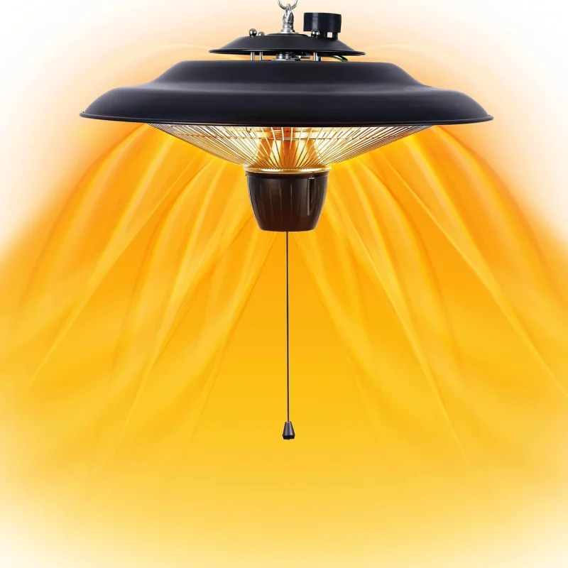 DONYER POWER 1500W Electric Patio Heater 502Black