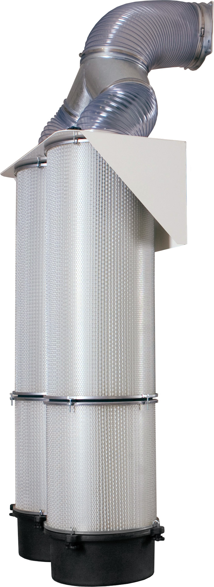 Industrial 2x Hanging Filter Plenum Assembly