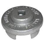 Vestil Drum Bung Socket - Bright Zinc Plated Cast Steel - 3/8 in. Drive