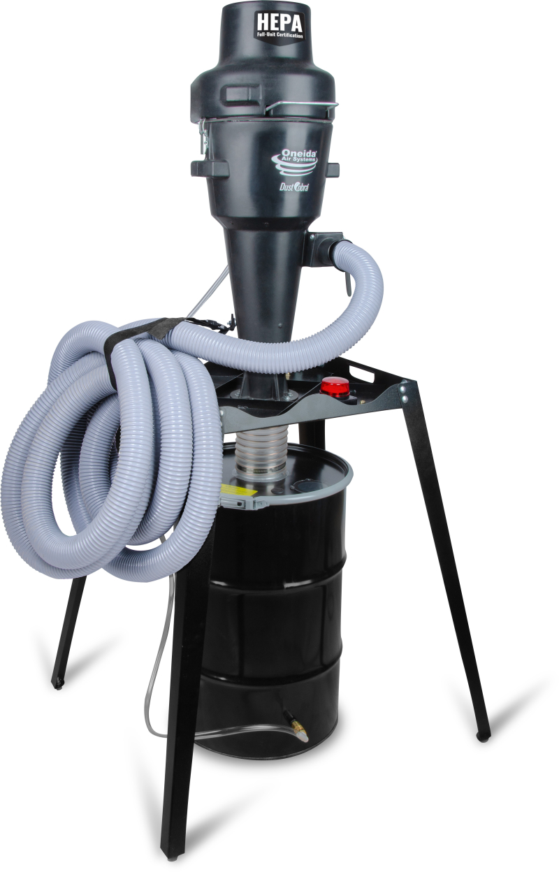 Dust Cobra High-Pressure 30 Gal. Freestanding HEPA Cyclone Dust Collector