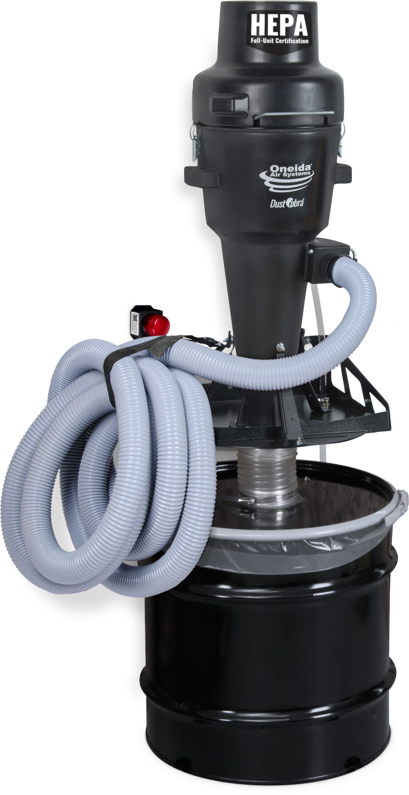 Dust Cobra High-Pressure 35 Gal. Wall-Mounted HEPA Cyclone Dust Collector