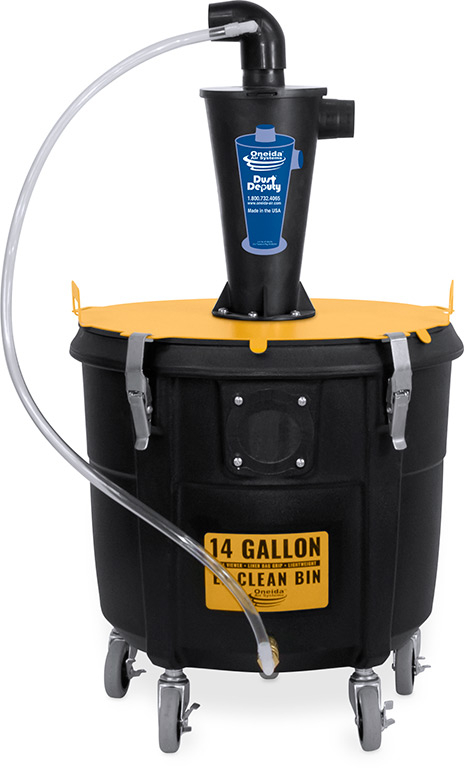 Static Dissipative 14 Gal. Dust Deputy Deluxe Cyclone Separator Kit