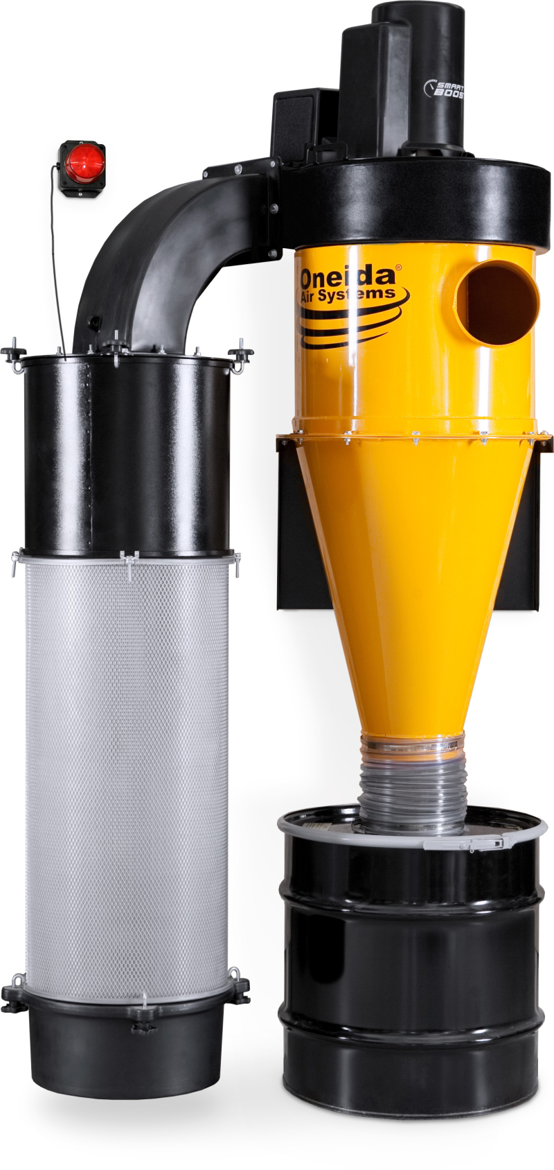 5hp 3ph Dust Gorilla Pro SMART Boost 35 Gal. Wall-Mounted HEPA-GFM Cyclone Dust Collector