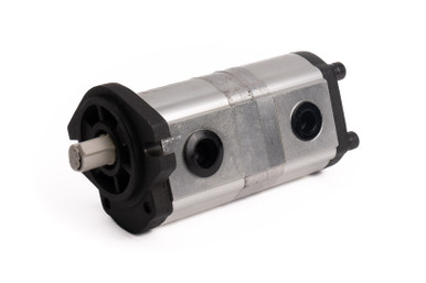 Dynamic Double Gear Pump, 2 Bolt SAE A Mount CW Rotation, 3/4" Keyed Shaft