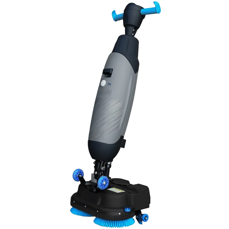 Electric Floor Scrubber Cleaner with 18 Power Mop Brushes Cordless 36V Battery Powered