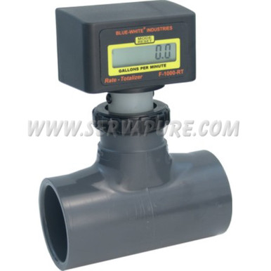 Blue-White RB-200AT-GPM1, 30 to 300 GPM, 2'' IPS Pipe Size Paddlewheel Flowmeter, F-1000 Series