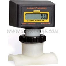 Blue-White TB-600S8-GPM1, 250 to 2500 GPM, 6'' IPS Pipe Size Paddlewheel Flowmeter, F-1000 Series