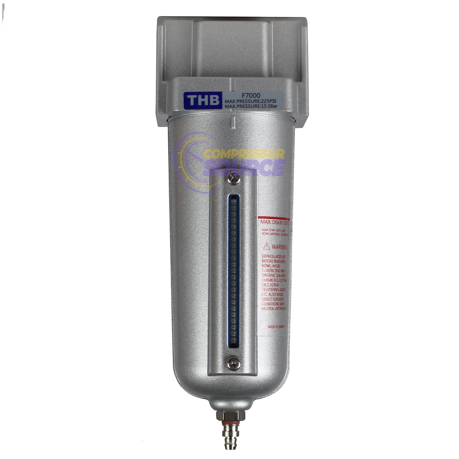 1/2" Compressed Air In Line Moisture & Water Filter Trap Air Compressor F704