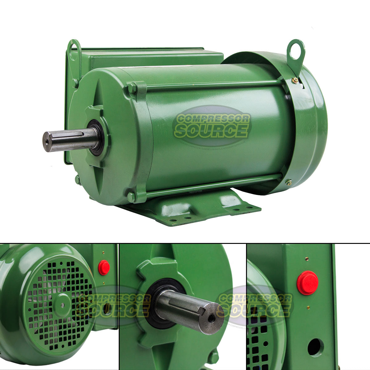 3 HP 1 Phase Farm Duty Electric Motor 1769 RPM 184T Frame 208-230V TEFC FD3-18-184T