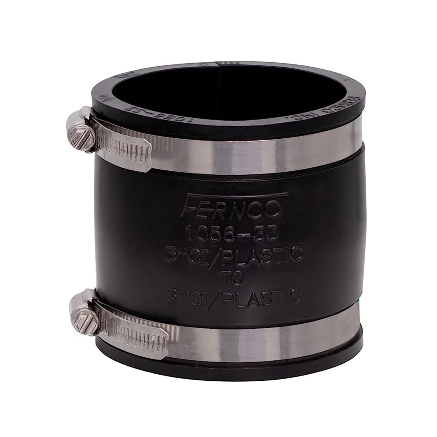 Fernco 1056-33 Flexible Coupling, 3 Inch