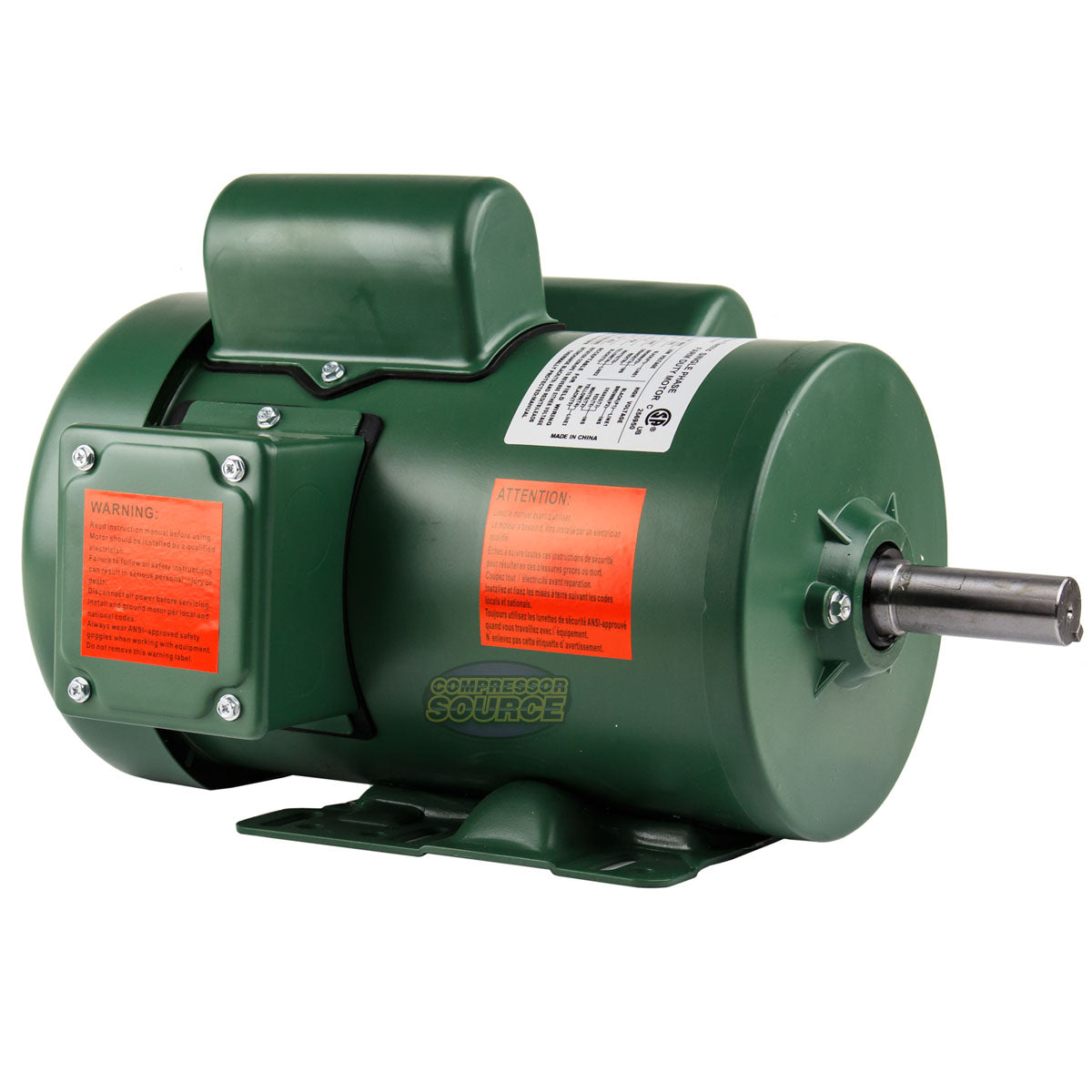 2 HP 1 Phase Farm Duty Electric Motor 1725 RPM 56HZ Frame 115-230V TEFC FM2-18-56HZ