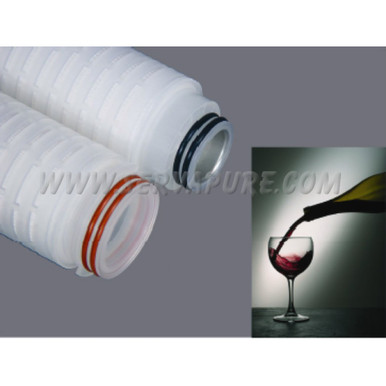 CPF Glass Depth Cartridge, 0.22 Micron Rating, FGD-20, Food & Bev. Grade