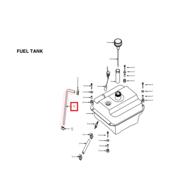 Fuel Filter Spare Part for TG5500i 5500 Watt Inverter Generator
