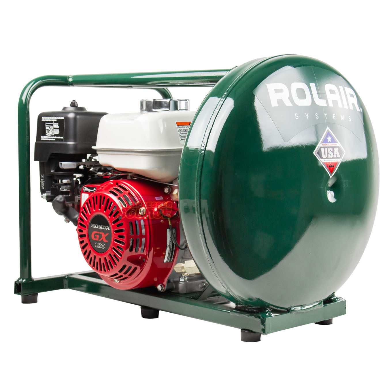 Rolair Portable Air Compressor 4 HP Honda Engine 4.5 GAL Pancake Tank GD4000PV5H