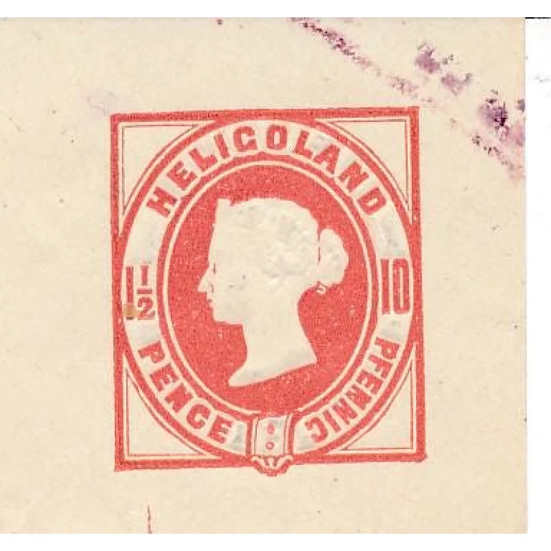 Germany (I.B) Heligoland Postal : Definitive Head 10p bis 1945