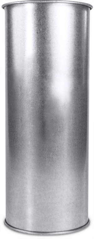10" x 5' Quick-Clamp Duct Straight Pipe