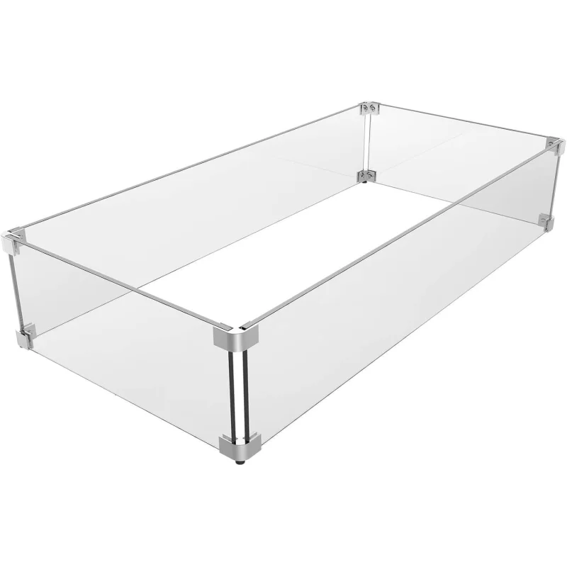 Grisun Fire Pit Glass Wind Guard