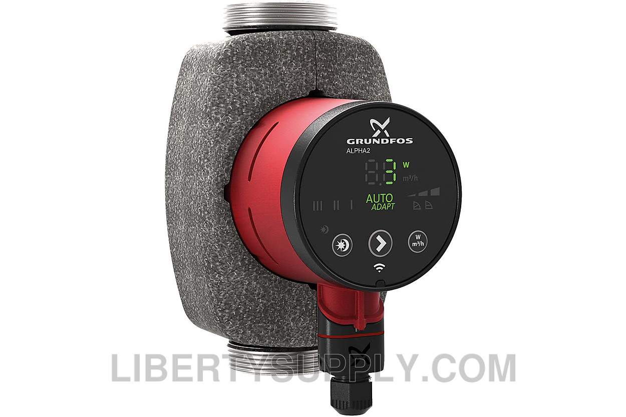Grundfos 99163906, ALPHA2 15-55F/LC High-Efficiency Circulator