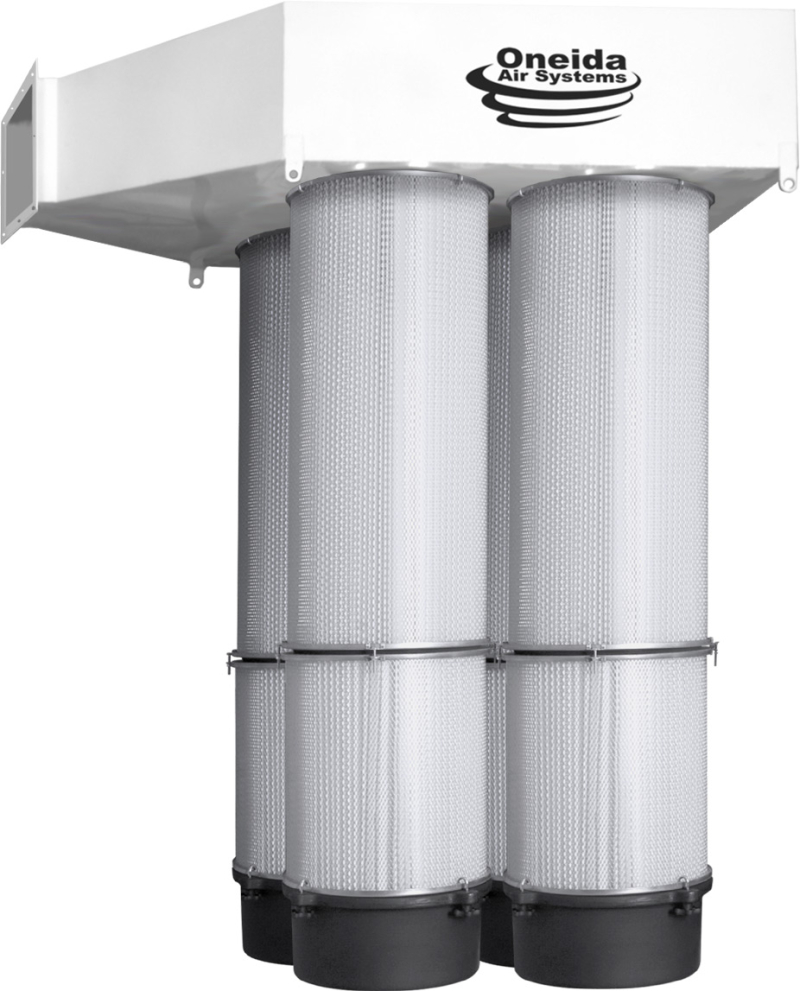 Industrial 4x Hanging Filter Plenum Assembly