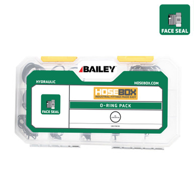 Hose Box, Face Seal (ORFS) O-Ring Kit, 180 Hydraulic O-rings: 90 Durometer, Model # HB2063-001