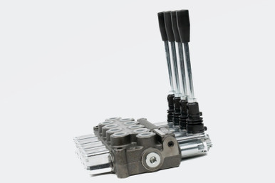 12 Series Directional Control Valve: 4 Spool, 4-way 3 pos. tandem center, SAE 8