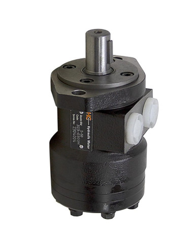BM2 Hydraulic Motor: 3.05 CID, 1” Straight Woodruff Key Shaft, 2-Bolt Flange, 2030 PSI, Parallel SAE 10 Ports
