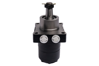 BM2 Hydraulic Motor: 12.2 CID, 1 1/4” Taper 1:8 Woodruff Key Shaft, Wheel Mount, 1015 PSI, Standard SAE 10 Ports