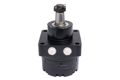 BMEW Hydraulic Motor: 15.26 CID, 1 1/4" Taper 1:8 Parallel Key Shaft, 2900 PSI, Parallel SAE 10 Ports
