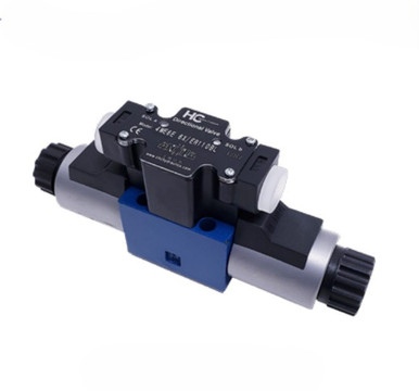 Cetop D03 (ISO NG6) Solenoid OperatedDirectional Valves: 24 VDC Junction Box, 4-way 3-Position, Open Center, Spring Return