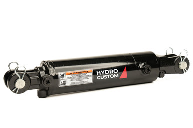 WC 2.5 x 16 ASAE Welded Clevis Hydraulic Cylinder: 1.125 Rod Dia., 3000 PSI