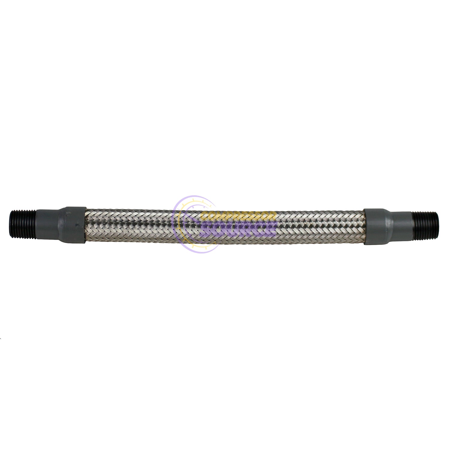 1/2" x 12" Stainless Steel Compressed Air Line Metal Flex Hose Tubing HCS-5012