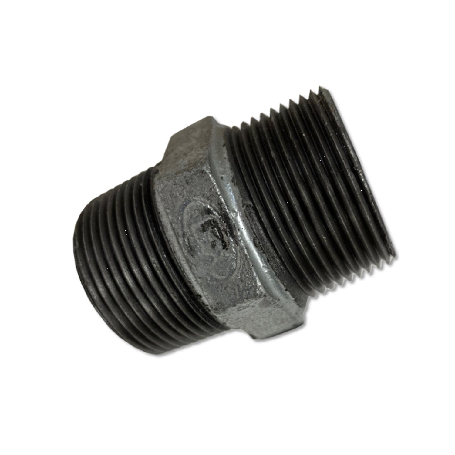 TSX 1-1/2 Inch Galvanized Malleable Iron Hex Nipple