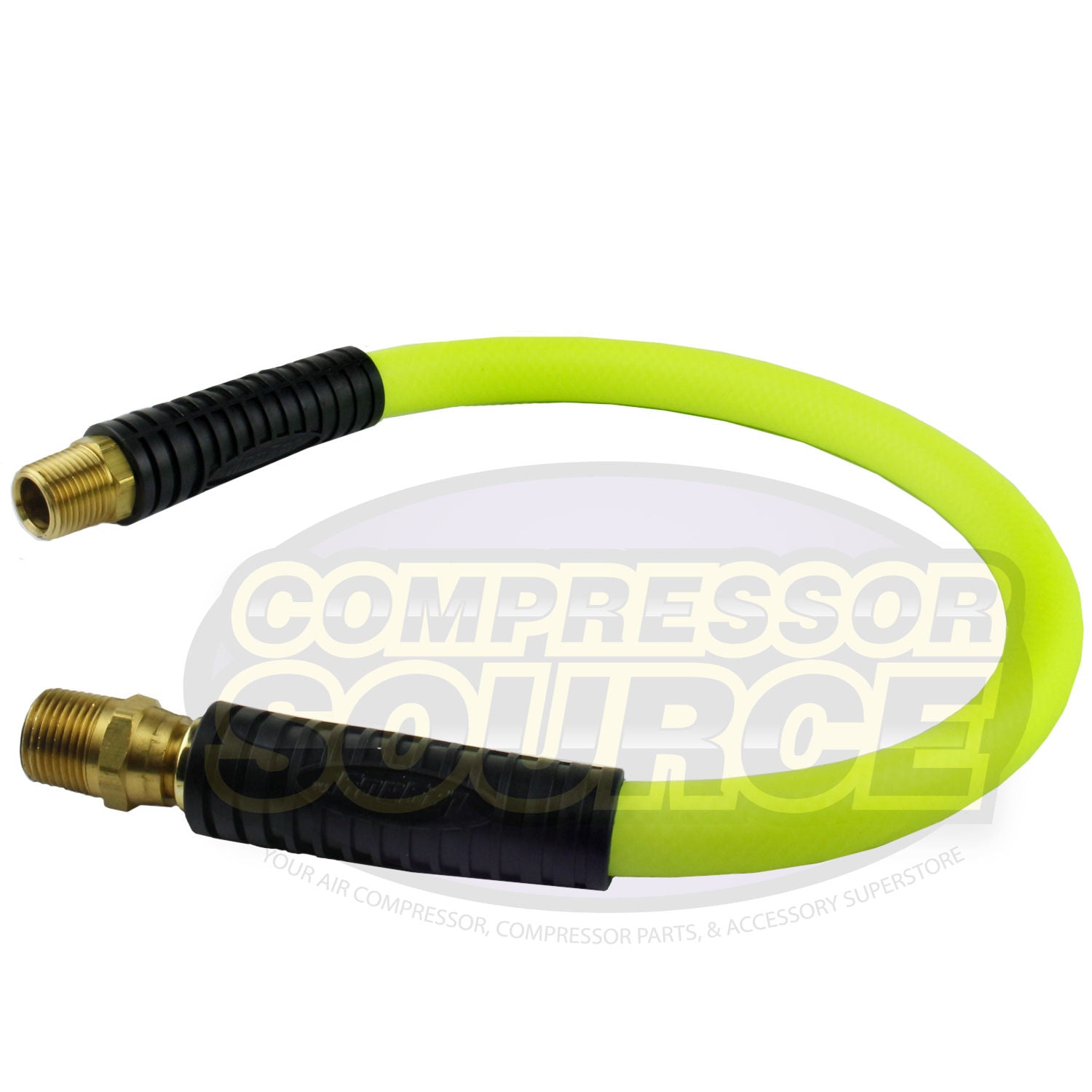 Flexzilla 1/2" x 2' FT Air Hose Whip With 1/2' MNPT Swivel End HFZ1202YW4S