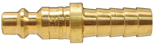 Dixon Air Chief Brass Industrial Quick-Connect Plug 1/4 in. Hose Barb x 1/4 in. Body