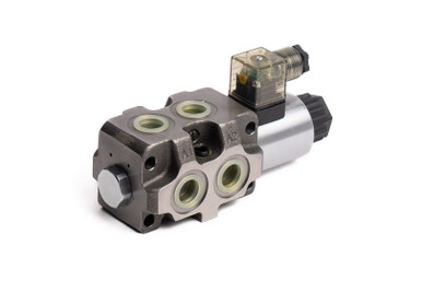 6-Way, 2-pos 12VDC Solenoid Operated Circuit Selector Valve