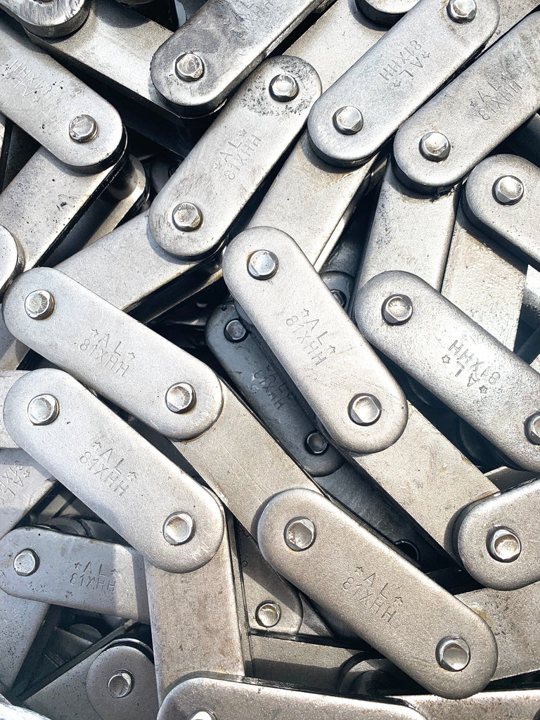 81XHH Roller Chain - MSR Class Extra Heavy Duty Bushed Steel Chain