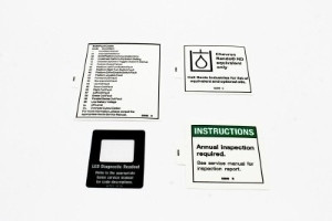 Genie Lift Part # 114380GT - DECAL KIT-WORD-GS30,GS32,GS46, EA
