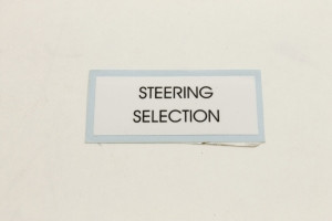 Genie Lift Part # 09.4616.0052GT - DECAL, STEERING, EA