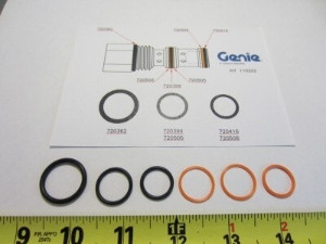Genie Lift Part # 110202GT - SEAL KIT, VALVE, #10, EA