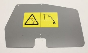Genie Lift Part # 104797GT - DOOR ASSY, SYMB DECALS, LEFT, EA