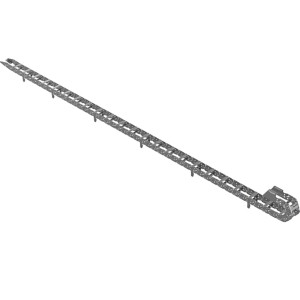 Genie Lift Part # T114223GT - CABLE TRACK,SX,49 LINK, EA